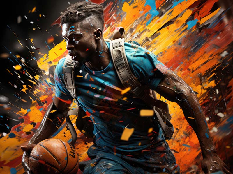 网友晒视频：今天在野球场遇到神似NBA顶级射手克莱打法